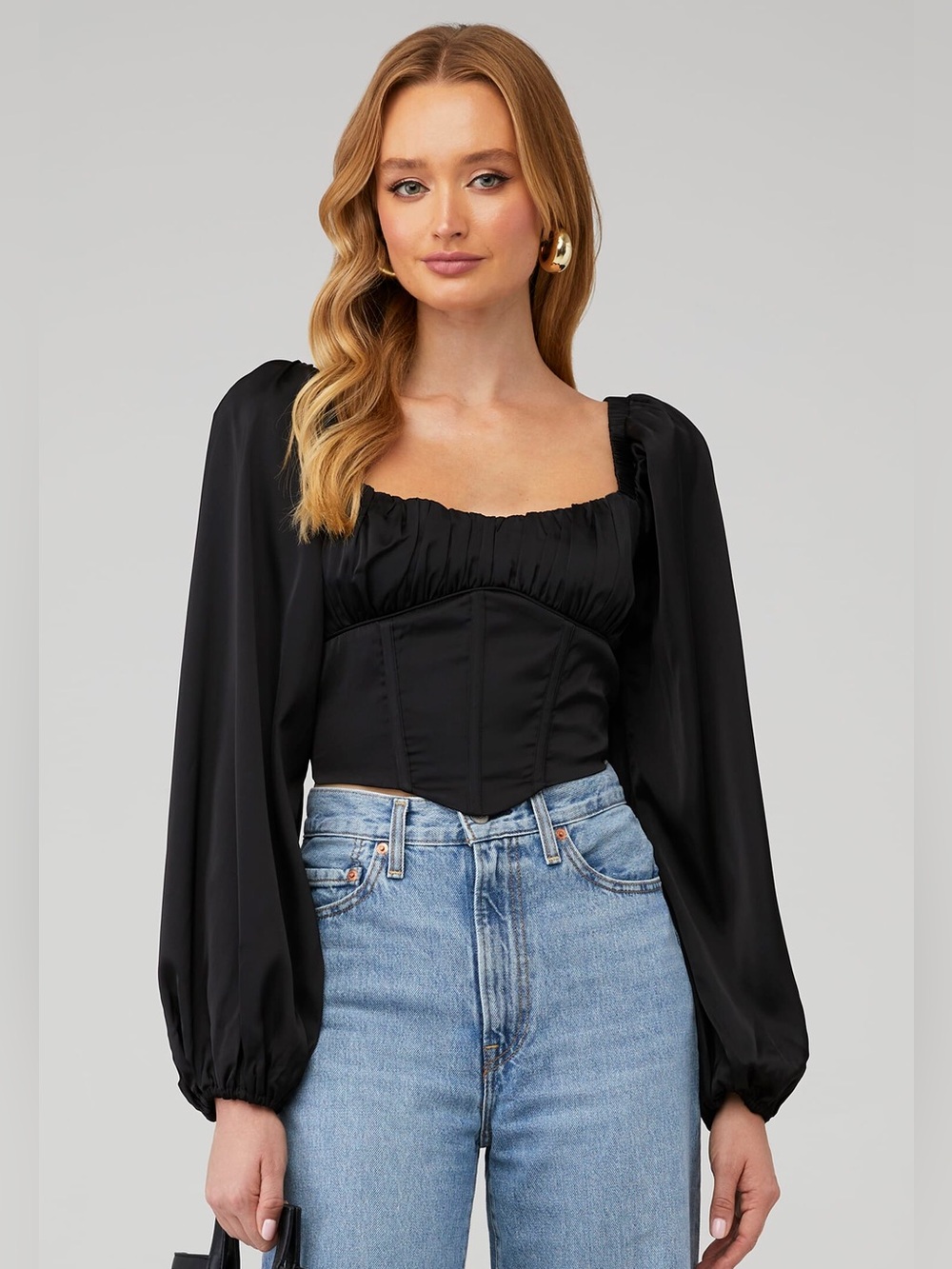 ASTR the label. Penny Corset Top. Black. Size XS.